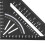Regla triangular de aluminio negra 30 45 60 90 10