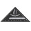 Regla triangular de aluminio negra 30 45 60 90 3