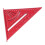 Escuadra triangular de aluminio roja 30/45/60 métrica 90 9
