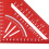 Escuadra triangular de aluminio roja 30/45/60 métrica 90 12