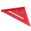 Escuadra triangular de aluminio roja 30/45/60 métrica 90 15