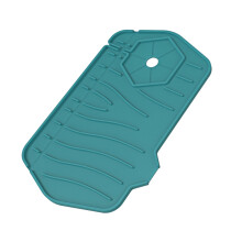 Pare-éclaboussures en silicone 80 g 24,5x15,4 cm vert