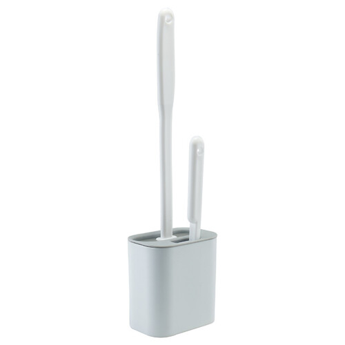 2er-Pack Silikon-Toilettenbürsten-Set, Basismaße: 10  6,4  9,8 cm 2