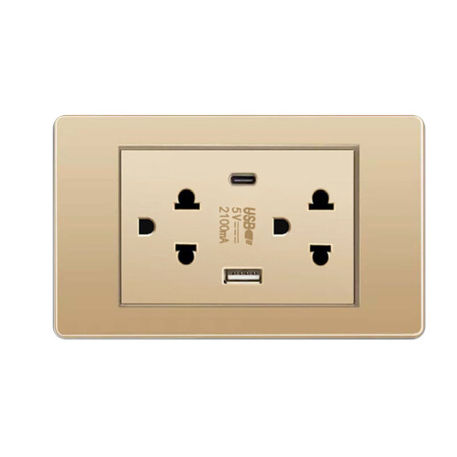 Thailand Typ Steckdose USB-C Gold 1