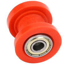 Ruota tendicatena rossa per mini moto universale