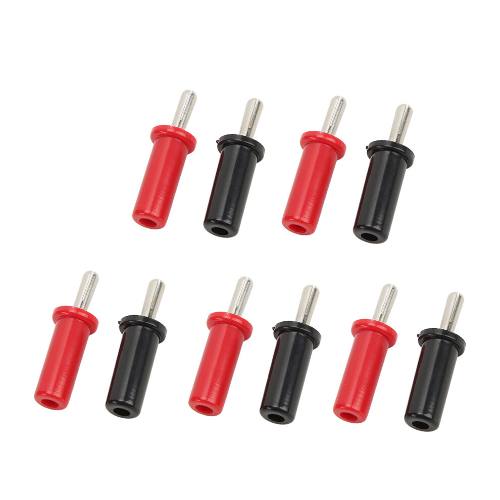 10Pcs Plated 4Mm Banana Plug Adapters For Speakers Solder Type Gold/Red/Black 6941334813918