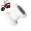 Rullo tendicatena per mini bike bianco 15