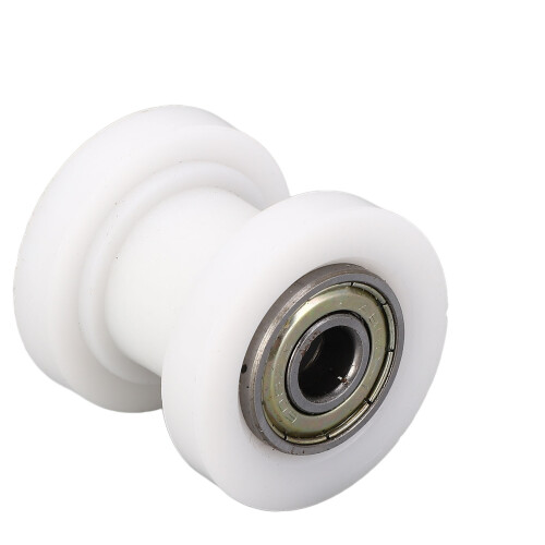 Rullo tendicatena per mini bike bianco