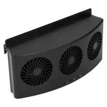Modèle: Ventilateur d'échappement USB pour voiture, Taille: Compact, noir