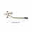 Accessorio a doppio connettore, 26,5x8x2,5 cm argento 2