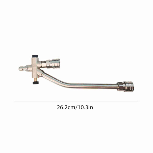 Accessorio a doppio connettore, 26,5x8x2,5 cm argento 1