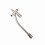 Accessorio a doppio connettore, 26,5x8x2,5 cm argento 1