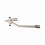 Accessorio a doppio connettore, 26,5x8x2,5 cm argento 3