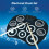Compact 9-Pad Electronic Drum Kit MIDI Interface Ideal for Travel 6