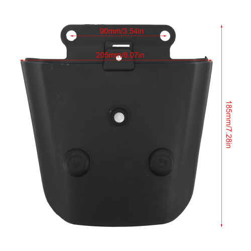 Parafango posteriore per GTS 300 Nero ABS Paraspruzzi 1