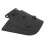 Parafango posteriore per GTS 300 Nero ABS Paraspruzzi 15