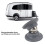 Easy Install Grey RV Door Catch - Silent & Compact Design 4