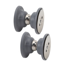 Easy Install Grey RV Door Catch - Silent & Compact Design