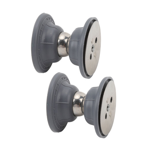 Easy Install Grey RV Door Catch - Silent & Compact Design