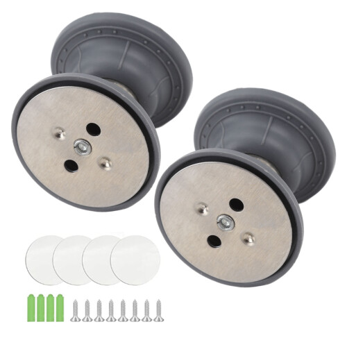 Easy Install Grey RV Door Catch - Silent & Compact Design 2