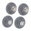 Easy Install Grey RV Door Catch - Silent & Compact Design 16
