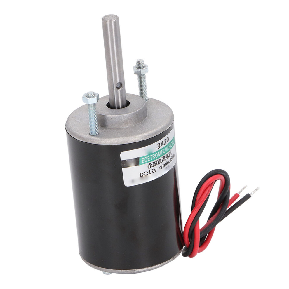12V 30W High Speed Dc Permanent Magnet Motor 3500Rpm Black 4911334819878