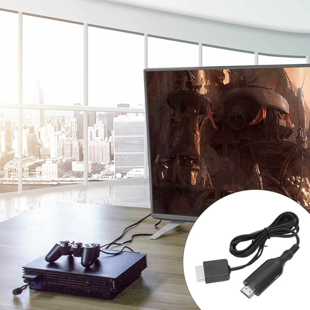Easy Plug & Play PS1/PS2 to HDMI Adapter Cable - Stable Performance