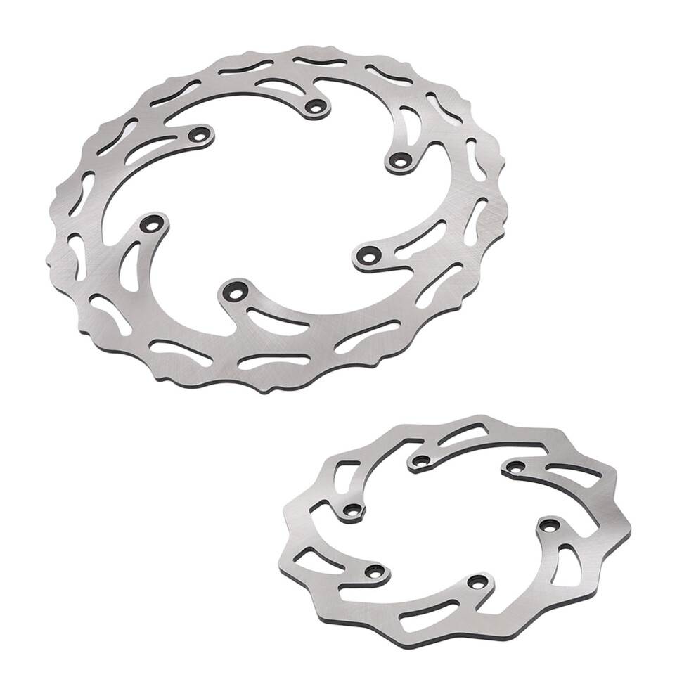 2Pcs Motorcycle Brake Discs 260Mm Front & 220Mm Rear Fit 125-570Cc 6931334823970