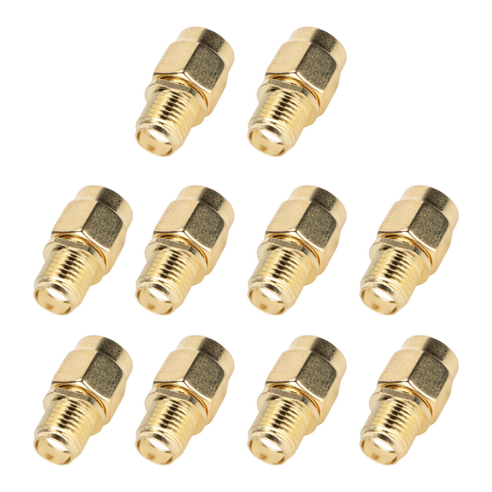 10Pcs Rf Coaxial Sma Female To Rpsma Female Adapter Set 50Î© 7901334824597