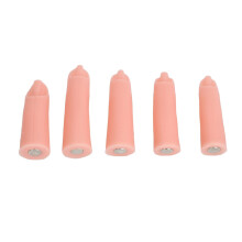 5 Stück Nagelkunst Übungs-Fingermodelle Professionelle DIY weicher Silikon-Trainingsfinger mit Magnet