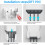 ABS-Satelliten-Netzteilhalter Wandmontage 4