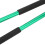 2 pezzi di mazza per timpani verde - testa in feltro morbido 8