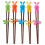 Children's Chopsticks Set - Boilable Dishwasher Safe Multi-Colors 1
