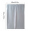 Silver Coated Polyester UV Block Frosted Blackout Curtains Waterproof 10