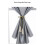 Silver Coated Polyester UV Block Frosted Blackout Curtains Waterproof 7