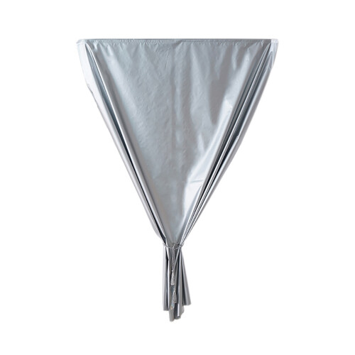 Silver Coated Polyester UV Block Frosted Blackout Curtains Waterproof 1