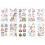 Waterproof 10 Sheets Cartoon Temporary Tattoos for Kids Party 4