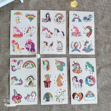 Waterproof 10 Sheets Cartoon Temporary Tattoos for Kids Party