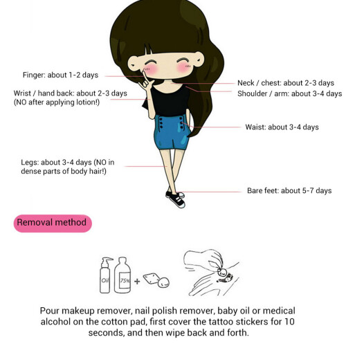 Waterproof 10 Sheets Cartoon Temporary Tattoos for Kids Party 2