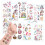 Waterproof 10 Sheets Cartoon Temporary Tattoos for Kids Party 2