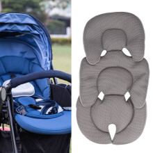 Wiegeeinlage 62x36cm grau Buggy-Innenbezug abnehmbar