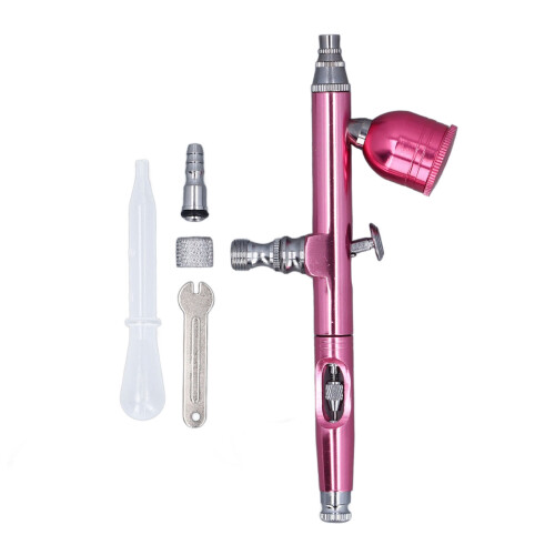 Aérographe Modèle Rose 0,3 mm Pot de 7 ml Portable 2