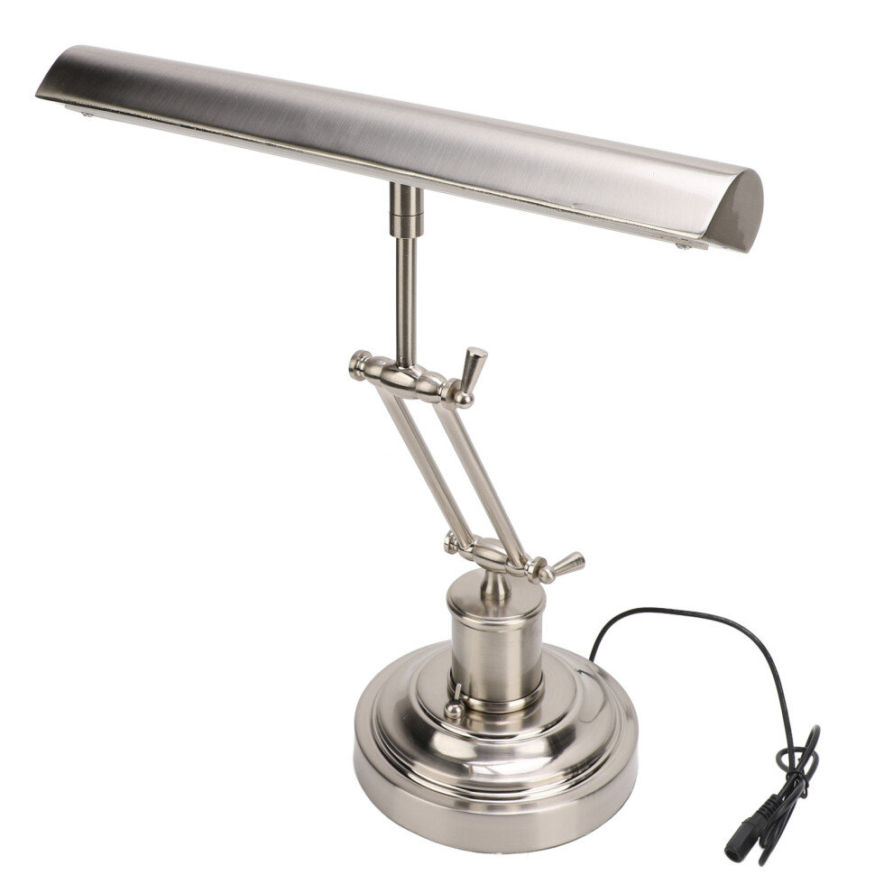 Retro Piano LED Desk Lamp Dual Arm Touch Dimming for Reading & Bedside