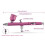 Aérographe Modèle Rose 0,3 mm Pot de 7 ml Portable 2