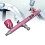 Aérographe Modèle Rose 0,3 mm Pot de 7 ml Portable 10