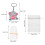 30er Pack Babyshower Elefantenschlüsselanhänger 10  5,1  4,1 cm 2