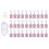 30er Pack Babyshower Elefantenschlüsselanhänger 10  5,1  4,1 cm 3
