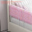 Toddler Bed Rail Guard - Pink Safety Side Railing Adjustable Height 6