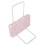 Toddler Bed Rail Guard - Pink Safety Side Railing Adjustable Height 16