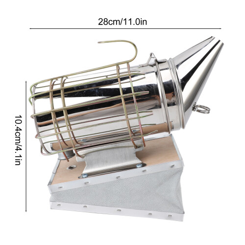 Fumoir à ruche, acier inoxydable 2810,4 cm, Or 1